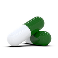 Capsule de gélatine dure vide verte et blanche de taille 0 Capsules végétales HPMC certifiées halal pour les produits médicaux et de santé