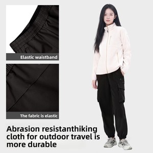 Custom Logo <strong>Women's</strong> Wear-Resistant Stretch Climbing Pants Multi-Pocket <strong>Cuffed</strong> Outdoor <strong>Cargo</strong> PantsSP - Product Image 1
