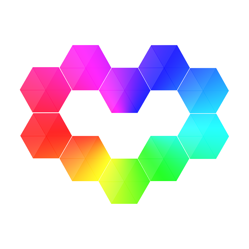 Tuya smart wifi wall light Gaming lamp Modular Hexagon Lights with remote control creative Honeycomb Light Led wall lamp