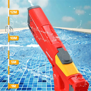 Haute presse grande batterie au Lithium de grande taille automatique électrique 32ft longue portée en plastique requin pistolet à eau jouet pour adultes - Product Image 4