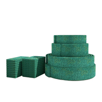Rouleau de ponçage professionnel OEM pour surfaces moyennes, revêtement en oxyde d'aluminium, fibre de nylon flexible, disque de ponçage industriel de 100 mm