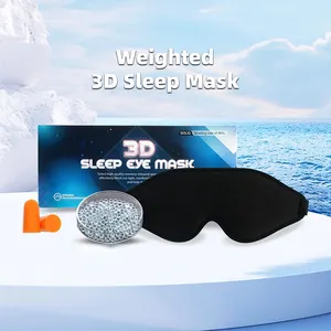 3D 가중 수면 아이 마스크 뷰티 페이스 키즈 속눈썹 연장을위한 여행 눈 수면 마스크