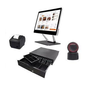 Terminal Punto de Venta Portátil con Pantalla Táctil de 15.6 Pulgadas, PC Android, Caja Registradora, Sistema POS Todo en Uno, NFC, para Supermercados y Comercios Minoristas - Product Image 1
