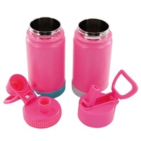 Bouteilles d'eau de rentrée scolaire en acier inoxydable sans BPA de 12oz 16oz 18oz OEM isolées en métal pour enfants