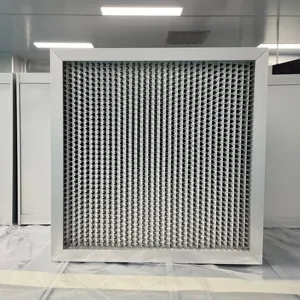 610*610*292mm alumínio quadro profundo plissado separador H13 HEPA caixa HVAC sistema filtro de ar