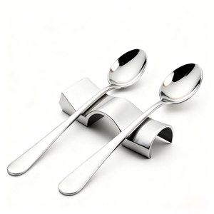 Reposa Palillos Personalizado de Fábrica, Acero Inoxidable 304 de Grado Alimenticio, Soporte para Cucharas de Metal CNC, Fabricación con Taladrado Según Su Diseño - Product Image 1