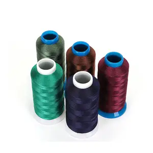 May supplieshigh sức mạnh 210D/3 420D/3 630d/3 Polyester Filament may chủ đề cho da may