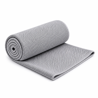 Serviette rafraîchissante instantanée personnalisable avec logo pour la gym et la course, en tissu respirant ajouré, séchage rapide, réutilisable, pour le cou