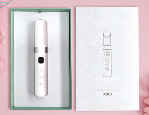 Grosir pena kecantikan mata nirkabel Mini pemijat mata ajaib menghilangkan lingkaran hitam antikeriput <span class=keywords><strong>LED</strong></span> kompres panas - Product Image 6