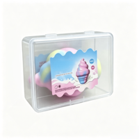 Ensemble de jouets sensoriels anti-stress à presser, en forme de pain vapeur, dumpling et crème glacée, simulés, croustillants, tactiles, portables et de poche