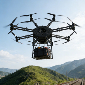 Dron de Carga Industrial GT400 de Larga Duración y Gran Capacidad, 400 kg, 55 Minutos de Autonomía, Motor Inteligente sin Escobillas, 4K UHD - Product Image 6