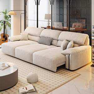 Sofá Chesterfield Opcional con Función Ajustable, Tapizado en Terciopelo, Tres Plazas, Minimalista, con Esponja - Product Image 5