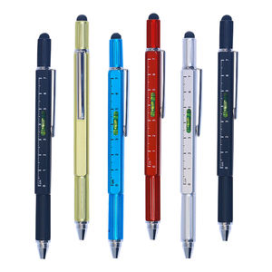 2026 Metal Promotional 6-in-1 Tool <b>Pen</b> with Ruler Level Two-Head Screwdriver for Ball <b>Pen</b> - Product Image 2