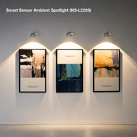 Lampe murale moderne à LED avec capteur ABS et télécommande pour usage résidentiel dans la cuisine, la chambre et le salon