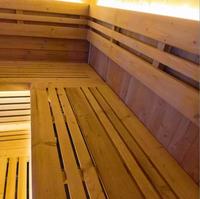 Sauna à vapeur à faible entretien pour 3 à 4 personnes, sauna traditionnel extérieur moderne en cèdre rouge