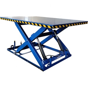 Đôi xi lanh thủy lực <span class=keywords><strong>Lift</strong></span> đơn <span class=keywords><strong>Scissor</strong></span> Bảng nâng lên hàng hóa <span class=keywords><strong>Lift</strong></span> CE chứng nhận 1 năm bảo hành cố định nâng nền tảng - Product Image 1