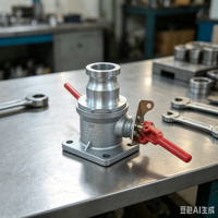 Vanne à boisseau sphérique droite pour camion-citerne DN50, vanne à boisseau sphérique pour camion-citerne à huile, usine OEM
