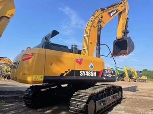 Machines d'excavation d'occasion de marque SANY, excavatrice d'occasion SY485H de 48 TONNES pour les travaux de construction et minières, certifiée CE - Product Image 2