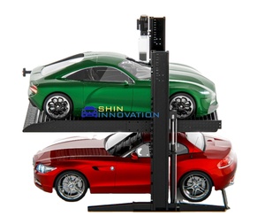Elevador de Estacionamiento de Dos Postes de Acero, Capacidad de Carga de 2700 kg, Fácil Instalación, Diseño de Poste Compartido para Cochera - Product Image 4