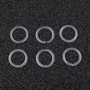 Medical Grade PTFE Bio Flex Clear Nose Retainer Piercing Ring