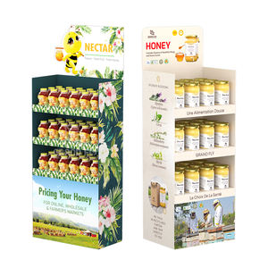 ชั้นวางยืนสำหรับน้ำผึ้งกระดาษแข็งแบบกำหนดเอง - Product Image 3