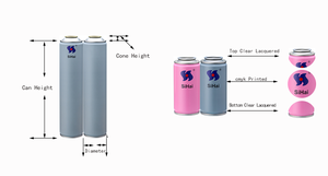 Lon Không Khí Trong Lành Có Bình Xịt Oxy Rỗng 65X100Mm Với Mặt Nạ Hộp Oxy Hộp Thiếc Rỗng - Product Image 6