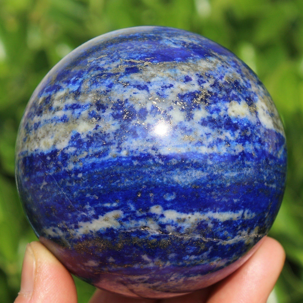 Natural Lapis Lazuli Crystal Ball Quartz Spheres Polished Stone Reiki Healing Desktop Room Decor Souvenirs Ore Ball Crafts 4-7CM