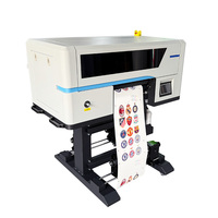 Nueva Impresora UV DTF i3200 A3 de 30CM para Parches 3D de TPU, Impresora de Etiquetas en Relieve para Ropa, Transferencia Térmica de Logotipos en Relieve, Rollo a Rollo