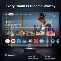 Projecteur laser UST Formovie Cinema Edge 4K Ultra HD, ultra courte focale, Google TV, 150 pouces, téléviseur laser ALPD, audio DTS-H, home cinéma