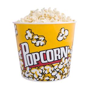 Recyclable Plastic Popcorn/snack Bucket in mold decal Large size dishwasher safe food grade PP resilient