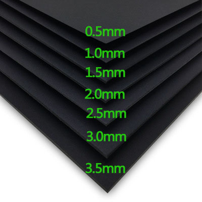 Custom Black Cardboard 70cm 100cm 787cm 1092mm Virgin Wood Pulp Uncoated Black Board Paper