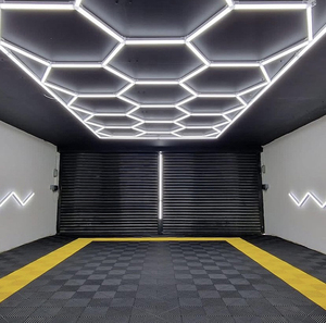 Lampe de <span class=keywords><strong>garage</strong></span> extérieure légère, lampe de <span class=keywords><strong>garage</strong></span> pour exposition automobile, lampe hexagonale pour le detailing automobile, lampe LED pour <span class=keywords><strong>garage</strong></span> - Product Image 3