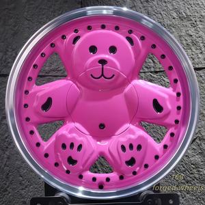 168 Jantes Teddy Bear personnalisées 4x100 5x100 4x114.3 5x114.3 légères de haute qualité forgées 15-24 pouces pour voitures particulières - Product Image 2
