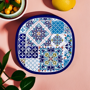 <span class=keywords><strong>Vajilla</strong></span> cuadrada de <span class=keywords><strong>melamina</strong></span> para restaurante de comida rápida comercial Plato de cena de plástico <span class=keywords><strong>antideslizante</strong></span> multicolor - Product Image 3