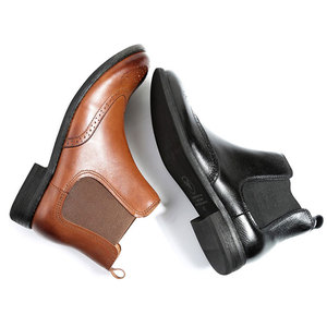 Grosir Grosir <span class=keywords><strong>Sepatu</strong></span> Gaya Italia Ankle Chelsea <span class=keywords><strong>Sepatu</strong></span> <span class=keywords><strong>Bot</strong></span> Kulit Pria Buatan Tiongkok - Product Image 3