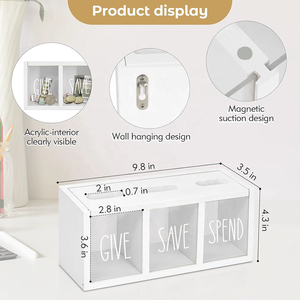 Salvadanaio in Legno Portatile di Alta Qualità per Bambini, Contenitore Sicuro per Risparmiare Denaro e Monete - Product Image 4