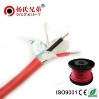 Cable de Alarma Contra Incendios de 22 AWG y 18 AWG, Resistente al Fuego, de 2 y 4 Núcleos, 1.5mm² o 2.5mm², Rollo de 100m, Blindado y Sin Blindaje