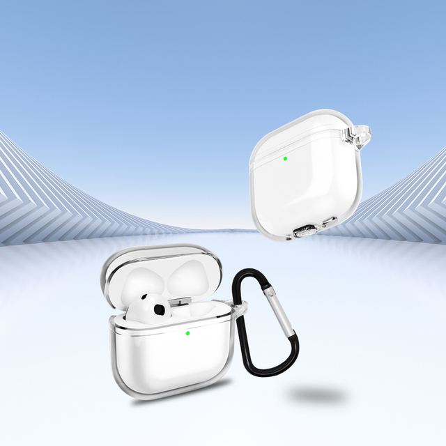 The 2025 New Product Is Suitable for Apple Airpods4 High-penetration TPU Earphone Charging Bay Protective Cover Ear case