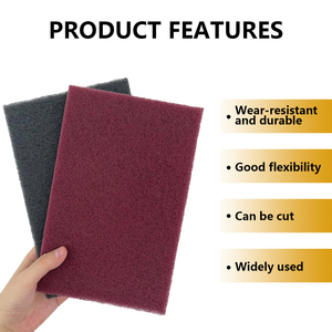 Khăn chà rửa 6x9 inch OEM 10mm độ nhám trung bình, oxit nhôm, siêu bền, nhiều màu sắc, cuộn, dùng trong công nghiệp - Product Image 2