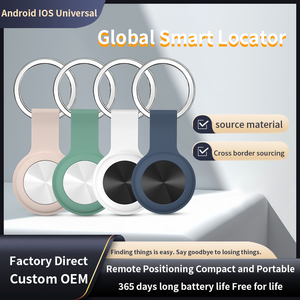 Chiave Finder articolo localizzatore borsa portafoglio bagaglio bici per auto tracciamento globale Smart Air Tag con custodia in Silicone Set - Product Image 4