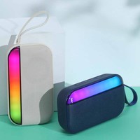 Regalos Promocionales Personalizados, Altavoz Inalámbrico para Exteriores con Batería, Luz LED, Función de Teléfono, Diseño Moderno, Caja de Sonido Portátil