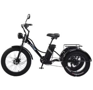 Nouveau tricycle électrique à 3 roues pour personnes âgées, <span class=keywords><strong>2</strong></span> places, moteur avant 750W, batterie lithium, 7 vitesses, pneus larges - Product Image 2