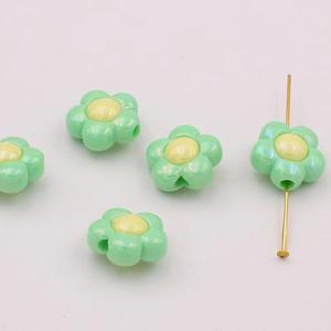 อุปกรณ์ตกแต่งผมอะคริลิคหลากสี ขนาด 16 มม. รูตรง สำหรับงาน DIY ทำมือ วัสดุทำเชือกมัดผมกึ่งสำเร็จรูป พร้อมลูกปัดโลหะ - Product Image 2