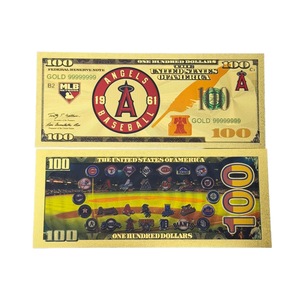 Billet de banque LOGO Baseball Américain 2026 plaqué or 24 carats pour cadeaux - Product Image 2