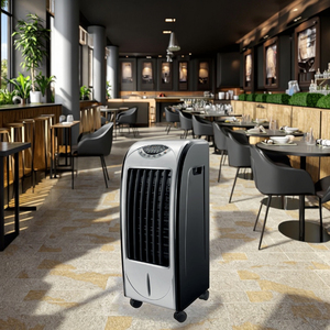 Refroidisseur d'air évaporatif portable moderne pour la maison, ventilateur de sol intérieur, climatiseur portable, brumisateur d'air - Product Image 6