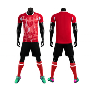 अनुकूलित फुटबॉल जर्सी 100% पॉलिएस्टर जाल लुभावनी लड़कों फुटबॉल जर्सी - Product Image 1