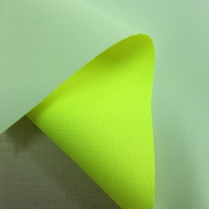 Vendita calda di alta quity fluorescente ispessito poliestere traspirante umidità politica tuta di protezione tessuto permeabile - Product Image 3