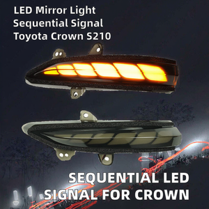 Intermitente Dinámico Secuencial de Calidad FetonAuto para Crown S210 14ª Generación 2013-18 <span class=keywords><strong>Sai</strong></span> AZK10, Indicador LED de Espejo Retrovisor de <span class=keywords><strong>12V</strong></span> - Product Image 2