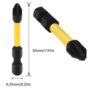 Punta <span class=keywords><strong>de</strong></span> <span class=keywords><strong>Destornillador</strong></span> <span class=keywords><strong>de</strong></span> <span class=keywords><strong>Impacto</strong></span> PZ2 <span class=keywords><strong>de</strong></span> 50 mm <span class=keywords><strong>de</strong></span> Alta Calidad, Punta <span class=keywords><strong>de</strong></span> Acero S2, Herramienta <span class=keywords><strong>de</strong></span> 1 Pieza - Product Image 2