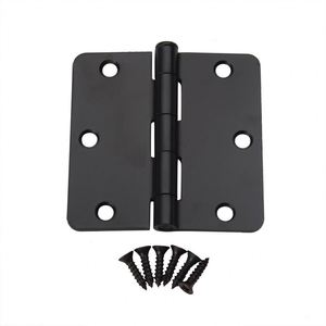 WEKIS IAntique Charnière de porte en acier noir, moderne, pour construction commerciale, avec vis et perceuse, poignée de meuble - Product Image 3